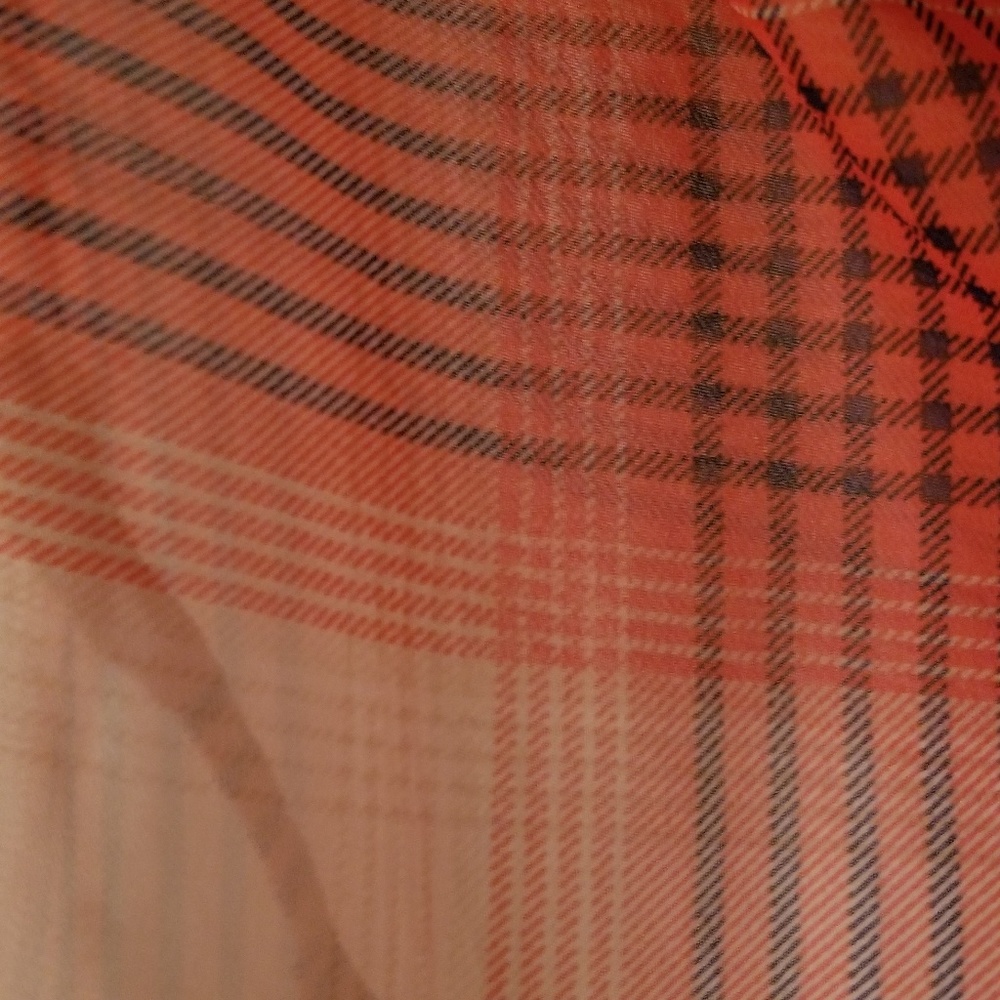 plaid silly blouse